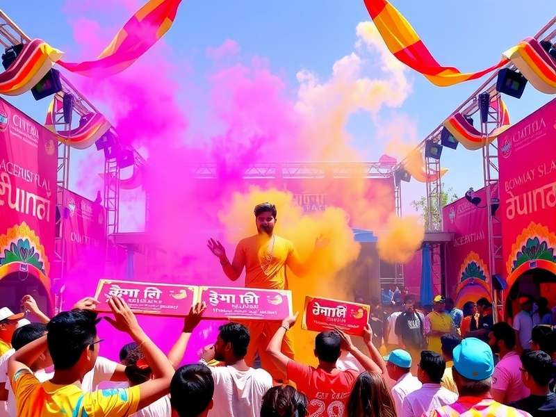 Bombay Slam Champion X Holi Event